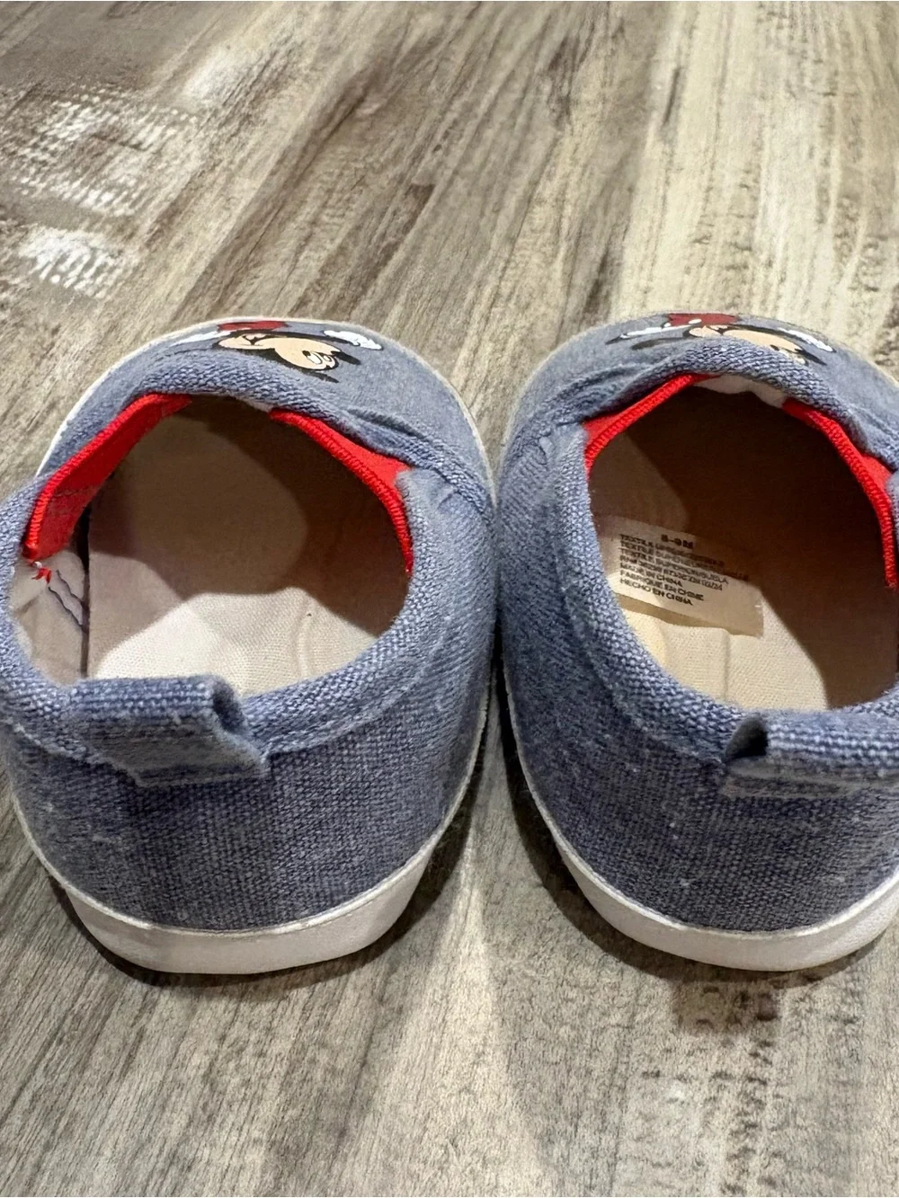 Disney Mickey Mouse Toddler Boys' Slip-on Shoes 8/9 Months
